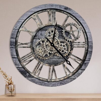 Moving Gear Wall Clock