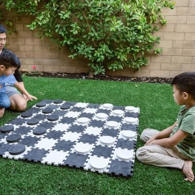 Jumbo Tic-Tac-Toe Game and Checkers Combo