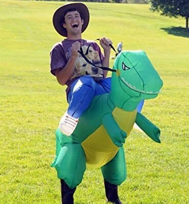 Inflatable Riding Dinosaur Costume